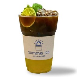 อเมริกาโน่มะนาวน้ำผึ้งเย็น