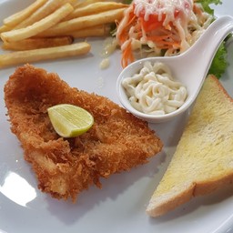 สเต็กปลาดอลลี่ทอด(เล็ก)