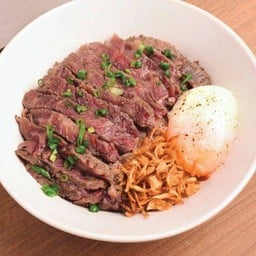 ข้าวสเต็กเนื้อแองกัส