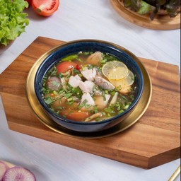 ต้มยำเนื้อปลากะพง