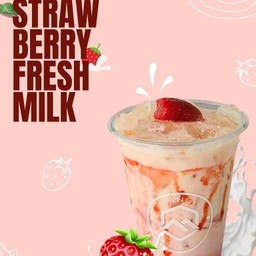 นมสดสตรอว์เบอร์รี่
