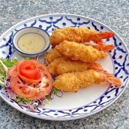 กุ้งชุปแป้งทอด  ပုဇွန်ကြော် စုပယ်ထွတ်