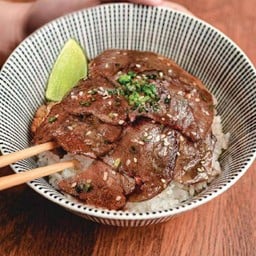 ข้าวหน้าลิ้นวัวย่าง