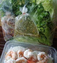 ชุดเมี่ยงกุ้ง