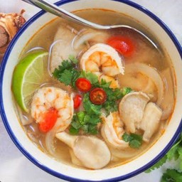 ต้มยำน้ำใส +ข้าวเปล่า