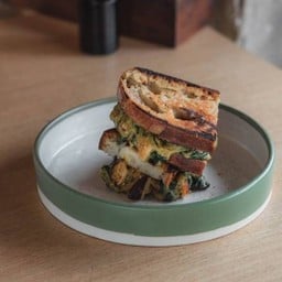 Triple-cheese toastie