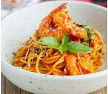 สปาเก๊ตตี้ อาราเบี๊ยตต้ากุ้ง