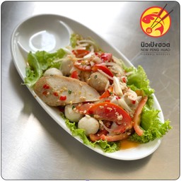 Mixed Meatball Salad
