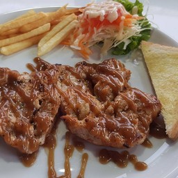 สเต็กหมูสันคอ