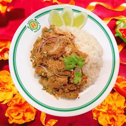 ข้าวมันไก่ยำแซ่บ รสชาติจัดจ้านตามสั่งที่สุดใน 3 โลก