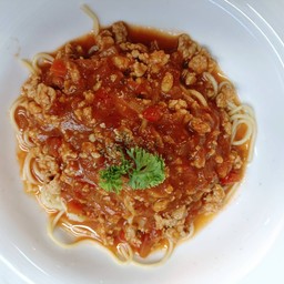 สปาเก็ตตี้โบลองเนสหมูสับ