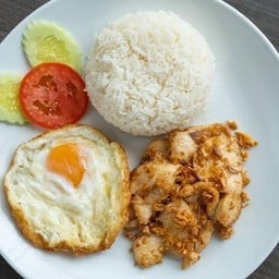 ข้าวไก่กระเทียม