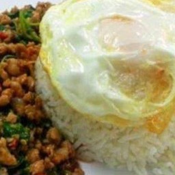 ข้าวกะเพาหมูสับ