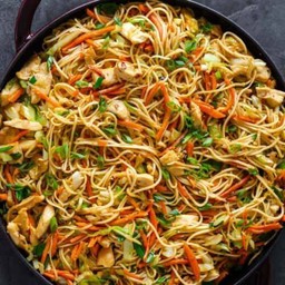 Chicken noodle & chow mine