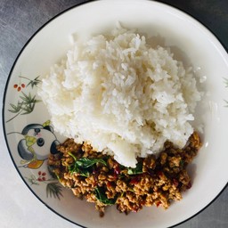 ข้าวกระเพราหมูสับ