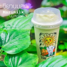 ชาเขียวนมสด ปั่น22oz
