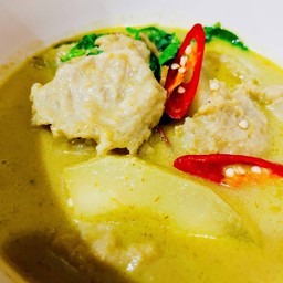 แกงเขียวหวานปลากรายใส่ฟัก _ใส่ถุง