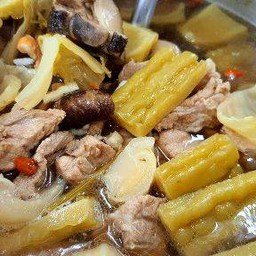 #ต้มมะระ#ผักกาดดอง