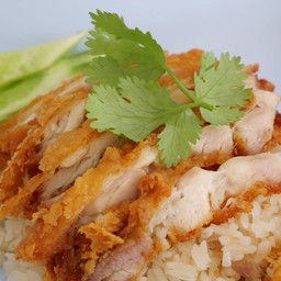 ข้าวมันไก่ทอด ธรรมดา