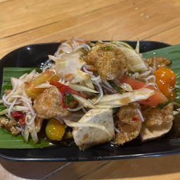 ตำขนมจีนแคบหมู