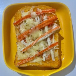 ขนมปังปิ้ง พิซซ่าปูอัดชีส
