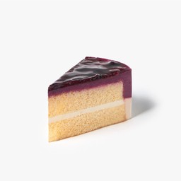 เค้กมูสบลูเบอรี่และโยเกิร์ต