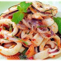 พล่าปลาหมึก