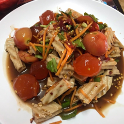 ตำหมูยอ-ไข่แดง