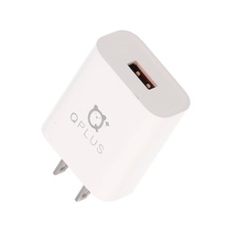 QPLUS Wall USB Charger 1 USB-A (QC3.0 18W) HX01 White