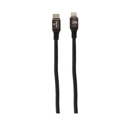TECHPRO USB-C to Lightning 20W 1M TP-C02 - Nylon Black Grey