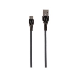 Blue Box USB-A to USB-C Cable 3A Copper+Knitting wire 1M. BB-C03 - Dark Grey