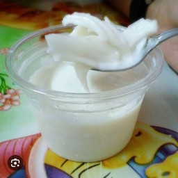 พุดดิ้งมะพร้าวอ่อน