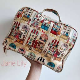 มือ2 Jane Lily กระเป๋าเครื่องสำอางค์ กระเป๋าปิกนิค