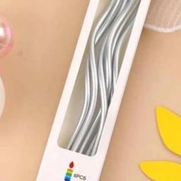 เทียนวันเกิดเกลียว(Silver)