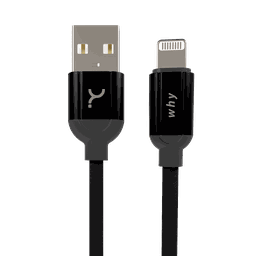 CS@ WHY Lightning Cable Alpha 1M. Black (UC-1231B)
