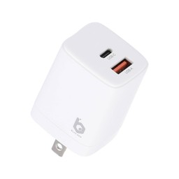 TECHPRO Wall USB Charger 1 USB-A (QC3.0A)  1 USB-C (PD20W) + Type-C to Lightning Cable (TP-WC01)