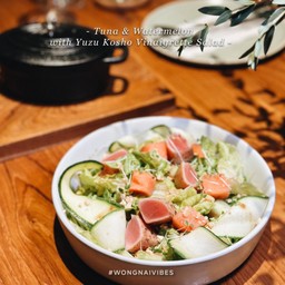 Tuna watermelon salad