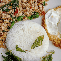 ข้าวกระเพราหมูสับ