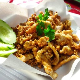 หมูทอดกระเทียม