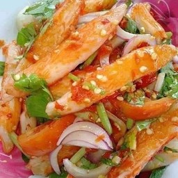 ยำปูอัด หมูสับ