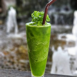 ผักเคลแอปเปิ้ลมะนาวปั่น