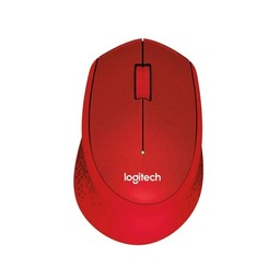 Logitech Wireless Mouse Silent Plus M331 Red