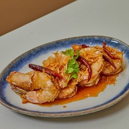 กุ้งซอสมะขาม
