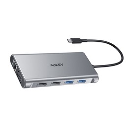 AUKEY 10-in-1 USB-C Hub (CB-C89) Grey