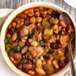 Mediterranean Bean soup ซุปถั่วรวม