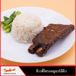 ข้าวซี่โครงหมูBBQ