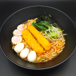 I06 - ราเมนต้มยำ กุ้งทอด
