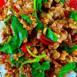 กะเพราล้วน(ครัวบ้านเรา)