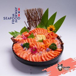 ซาชิมิ แซลมอน นอร์เวย์ แท้ 1,000g