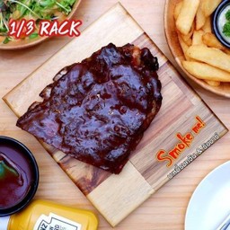 ซี่โครงหมูบาร์บีคิว 4 ชิ้น